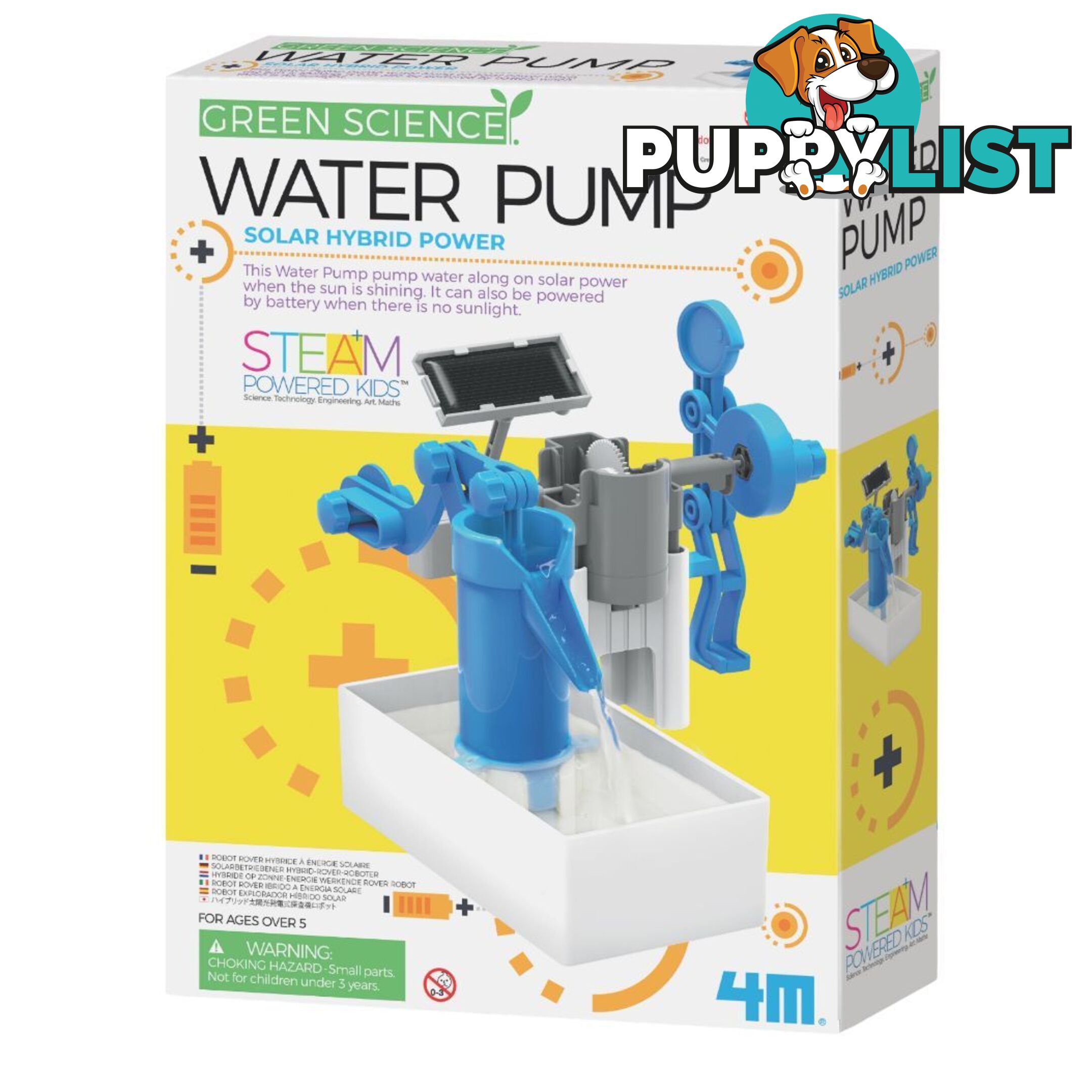 4m - Steam-powered Kids - Green Science - Water Pump- Green Energy Jpfsg3425 - 4893156034250