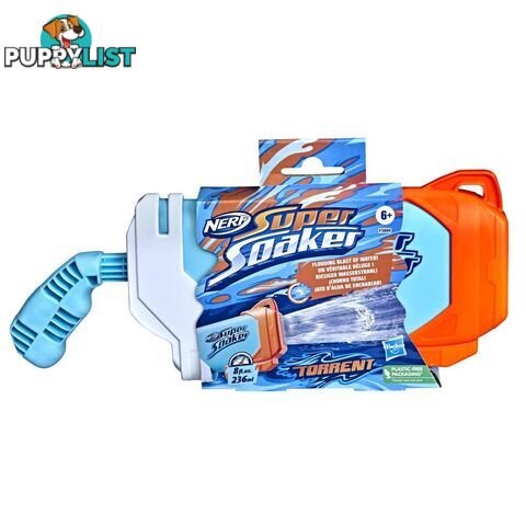 Nerf Super Soaker Torrent Water Blaster Pump To Fire A Flooding Blast Of Water Outdoor Water-blasting Fun - Hbf38895loo - 5010993967230