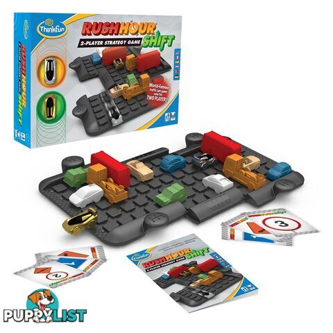 Thinkfun - Rush Hour Shift 2 Player Family Strategy Game Mdtn5060 - 019275950606