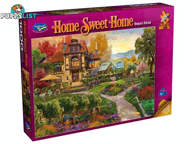 Holdson Jigsaw Puzzle - Home Sweet Home 2 Vineyard Retreat 1000 Piece Jigsaw Puzzle Hol771714 - 9414131771714