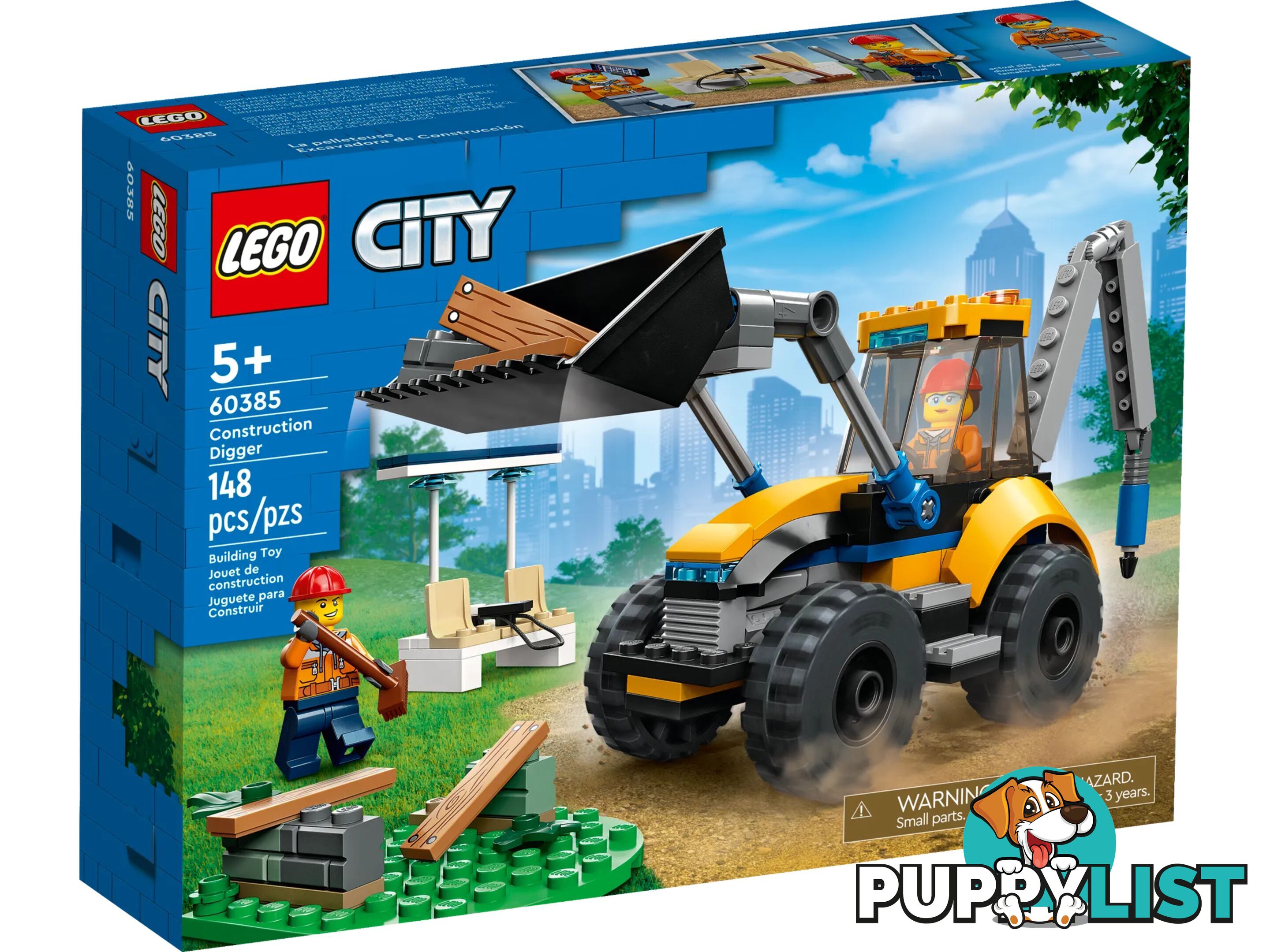 LEGO 60385 Construction Digger - City - 5702017416403