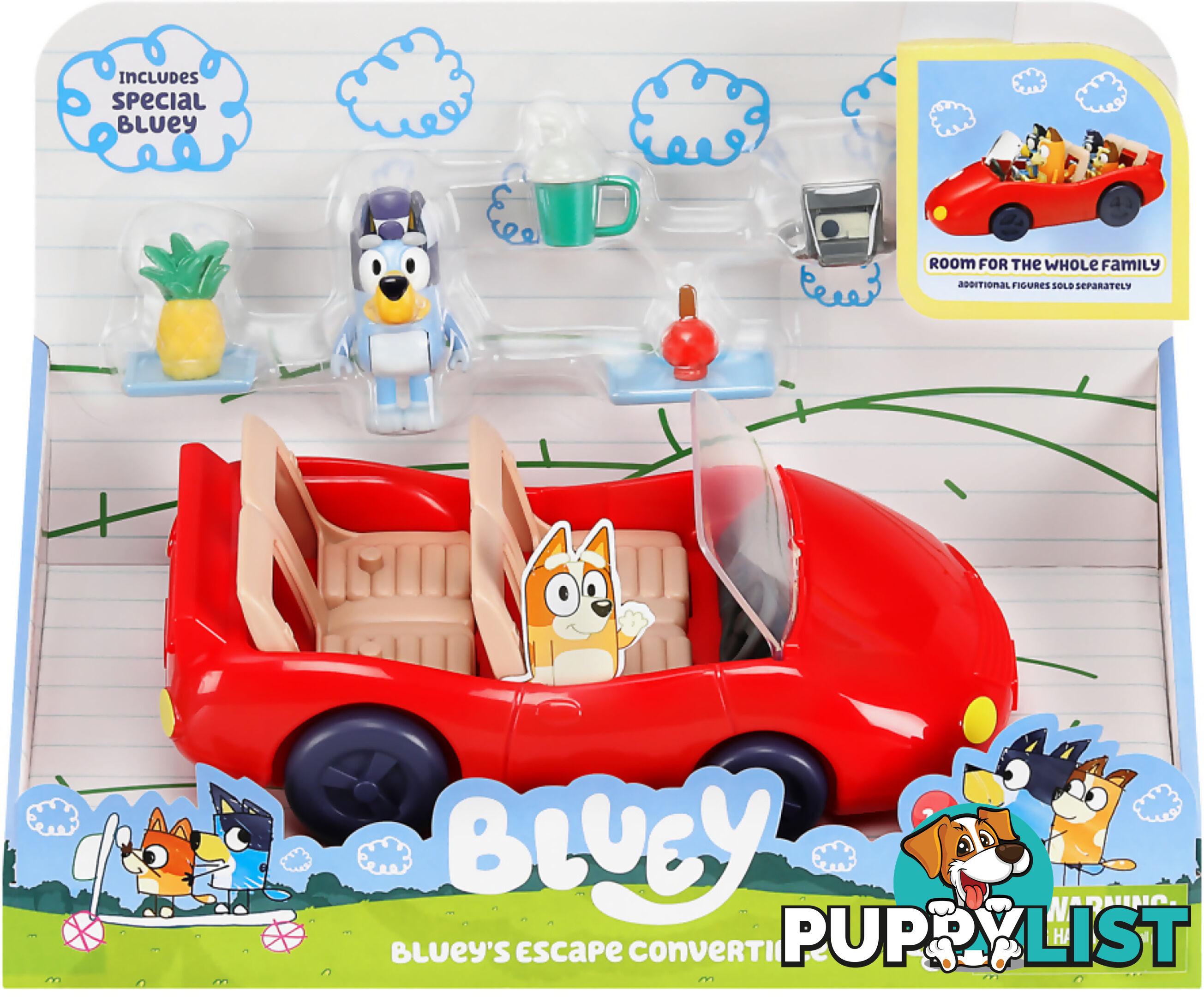 Bluey - S9 Blueyâ€™s Escape Convertible - Mj17597 - 630996175972