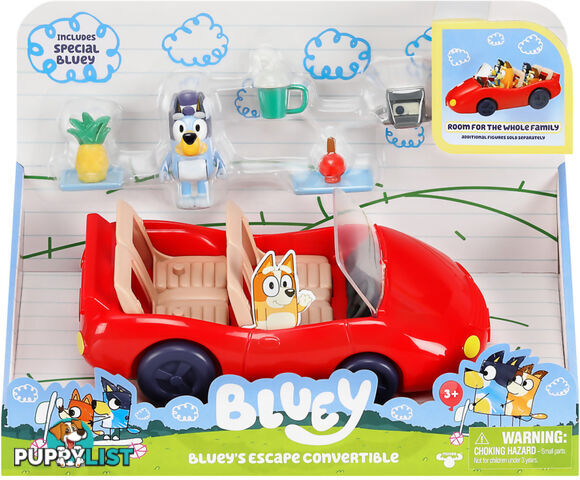 Bluey - S9 Blueyâ€™s Escape Convertible - Mj17597 - 630996175972