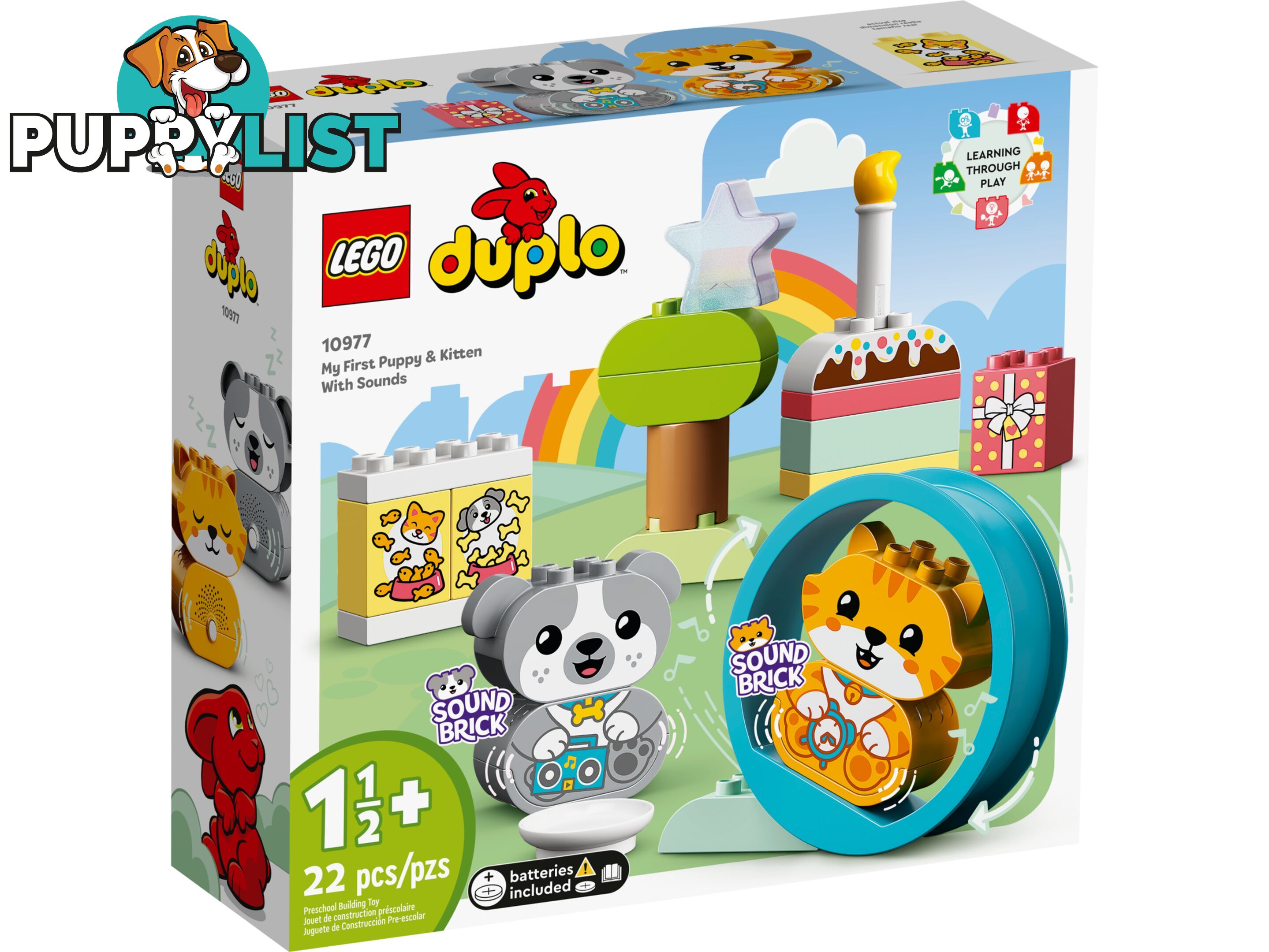 LEGO 10977 My First Puppy & Kitten With Sounds - Duplo My First - 5702017153612