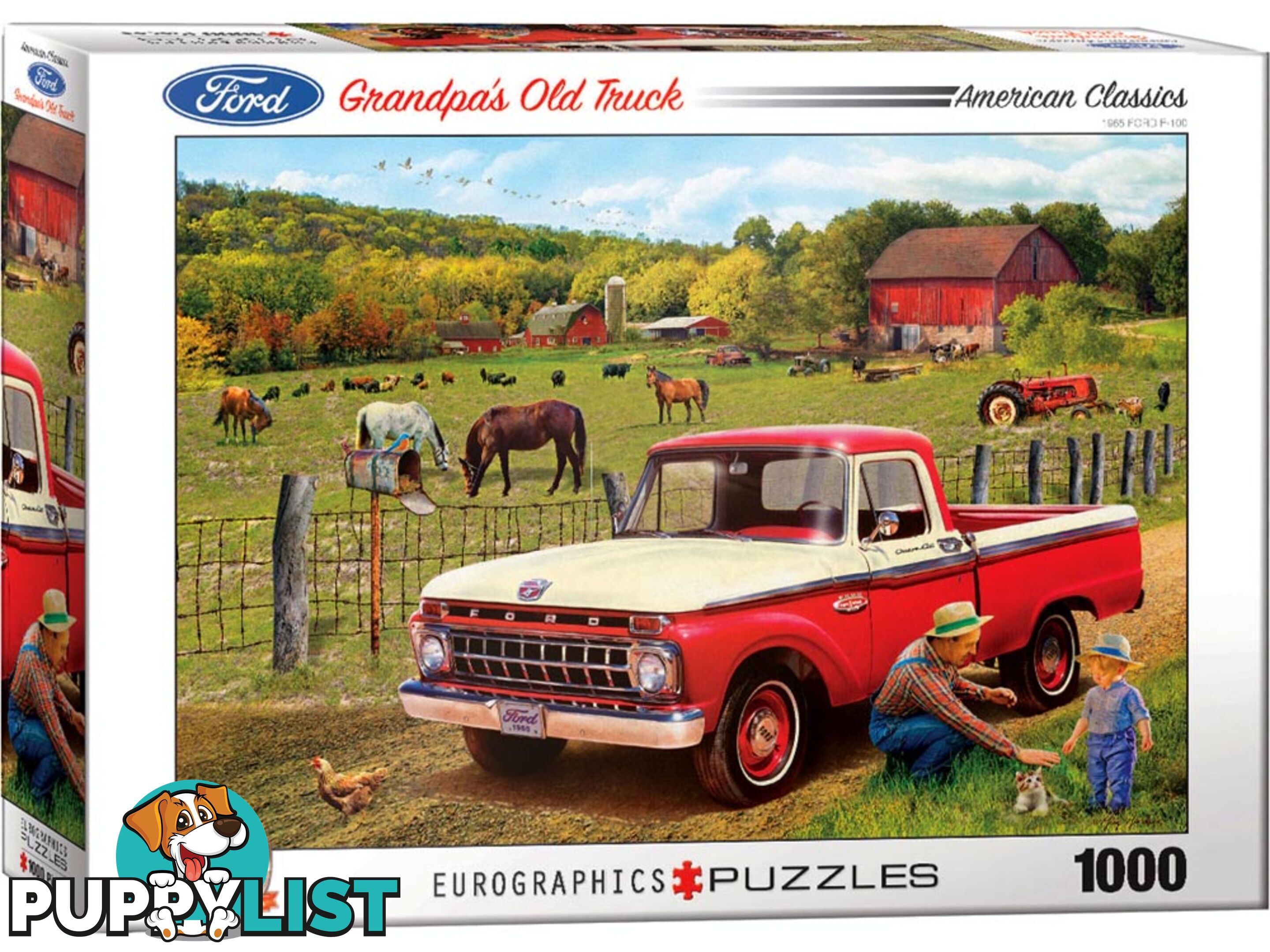 Eurographics - Grandpa's Old Ford Truck 1000 Piece Jigsaw Puzzle  Eur65467 - 628136754675