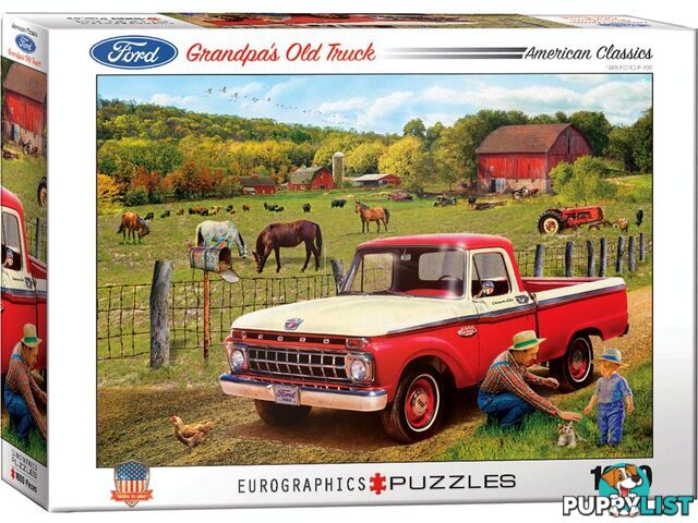 Eurographics - Grandpa's Old Ford Truck 1000 Piece Jigsaw Puzzle  Eur65467 - 628136754675