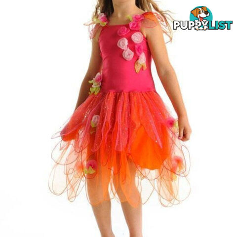 Fairy Girls - Costume Crystal Fairy Dress Hot Pink Small - Fgfg436hps - 9787101064360