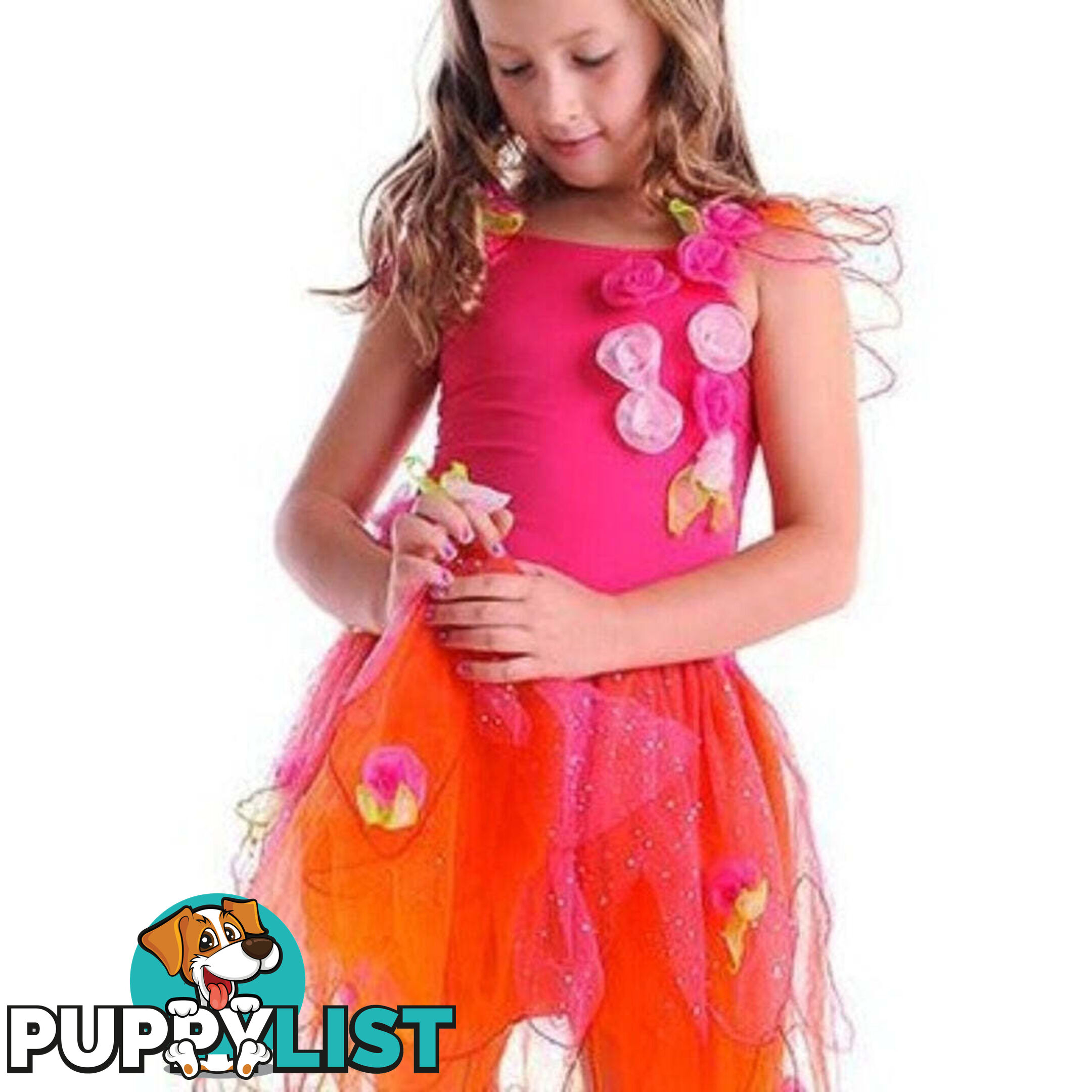 Fairy Girls - Costume Crystal Fairy Dress Hot Pink Small - Fgfg436hps - 9787101064360