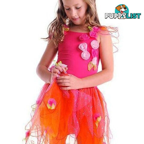 Fairy Girls - Costume Crystal Fairy Dress Hot Pink Small - Fgfg436hps - 9787101064360