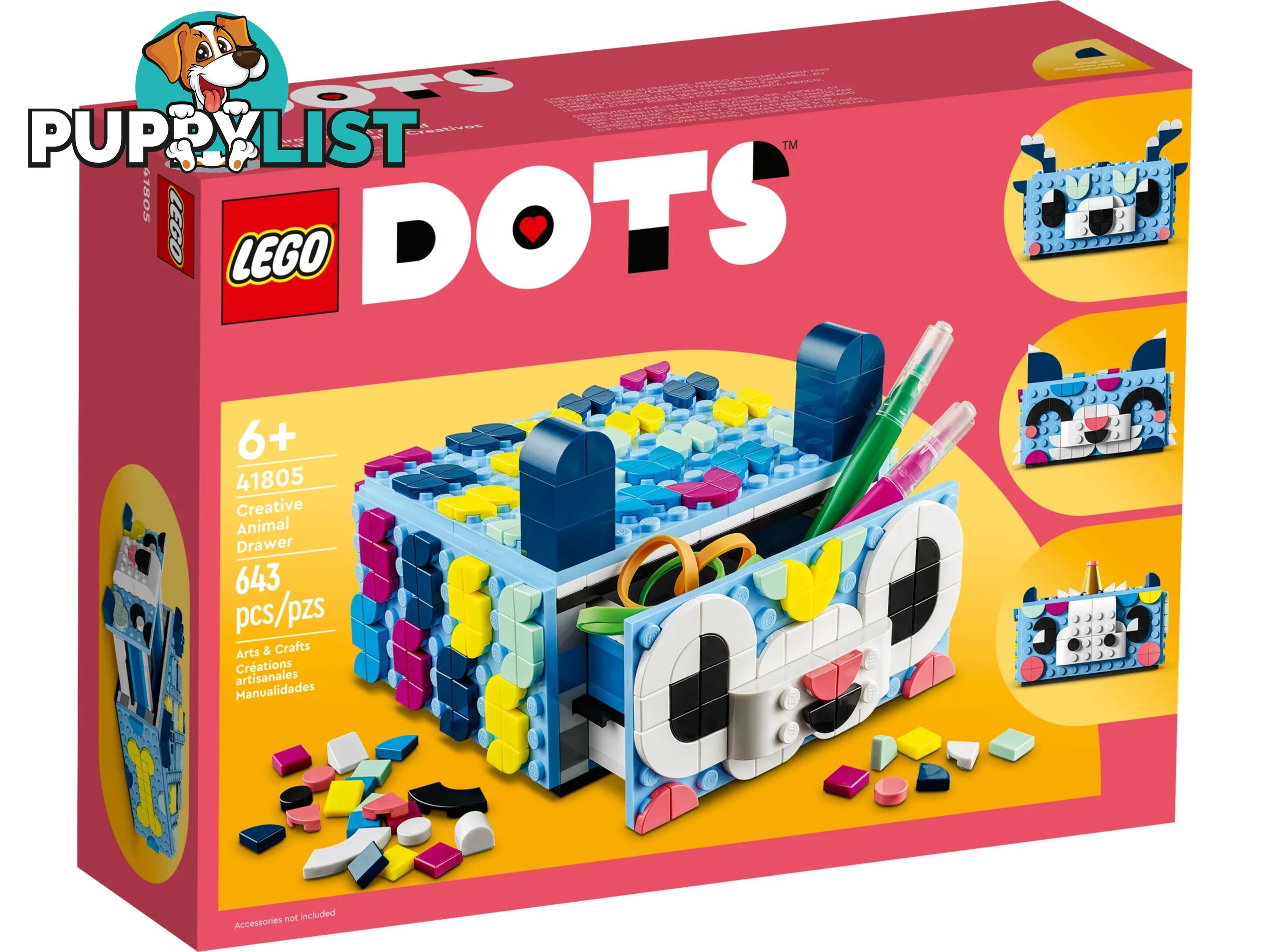 LEGO 41805 Creative Animal Drawer - Dots - 5702017421179