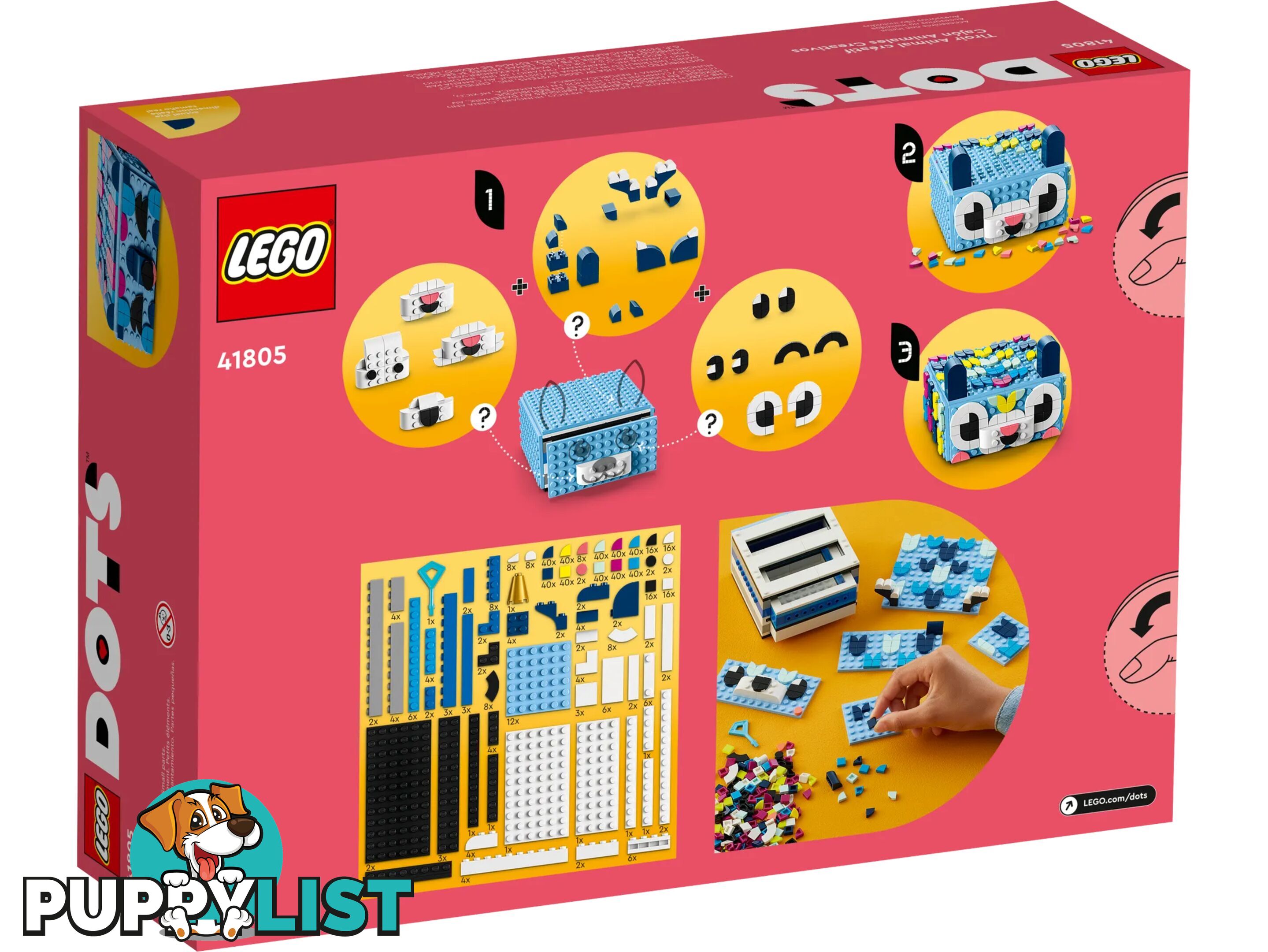 LEGO 41805 Creative Animal Drawer - Dots - 5702017421179