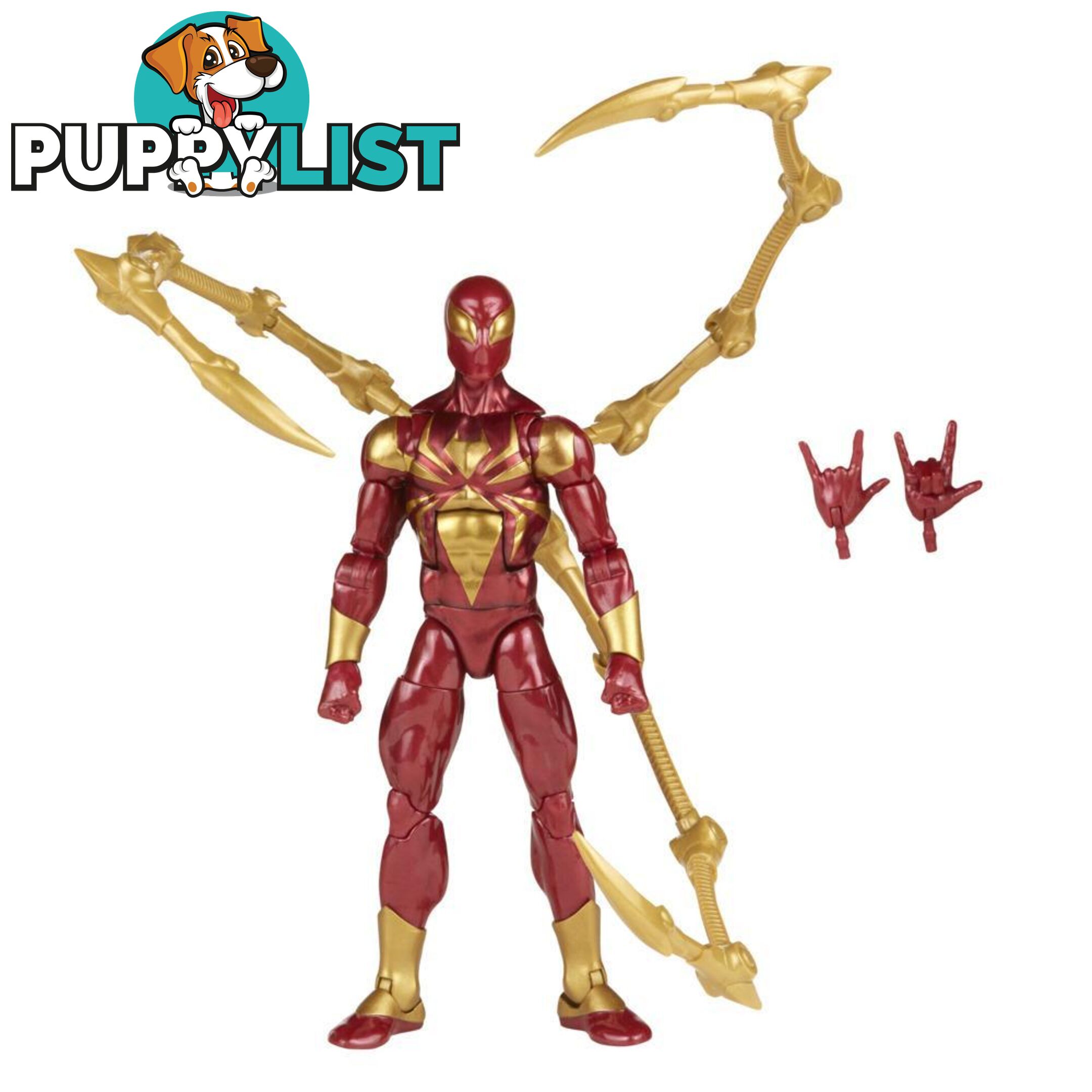 Marvel Legends Series Spider-man 6-inch Iron Spider Action Figure Incl 2 Accessories Hasbro - Hbf34555 - 5010994153816