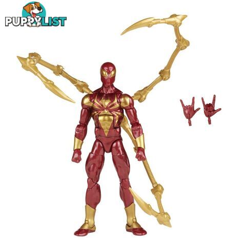 Marvel Legends Series Spider-man 6-inch Iron Spider Action Figure Incl 2 Accessories Hasbro - Hbf34555 - 5010994153816