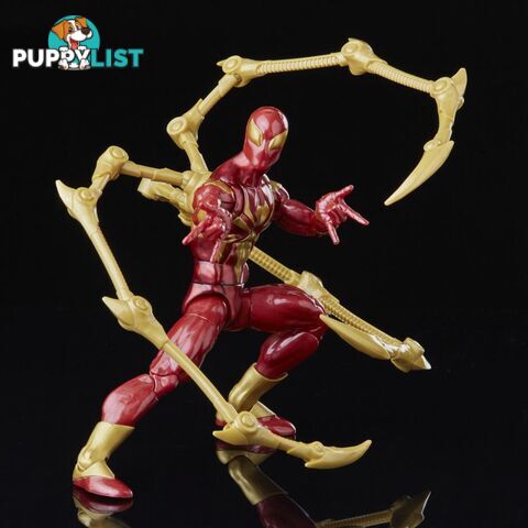 Marvel Legends Series Spider-man 6-inch Iron Spider Action Figure Incl 2 Accessories Hasbro - Hbf34555 - 5010994153816