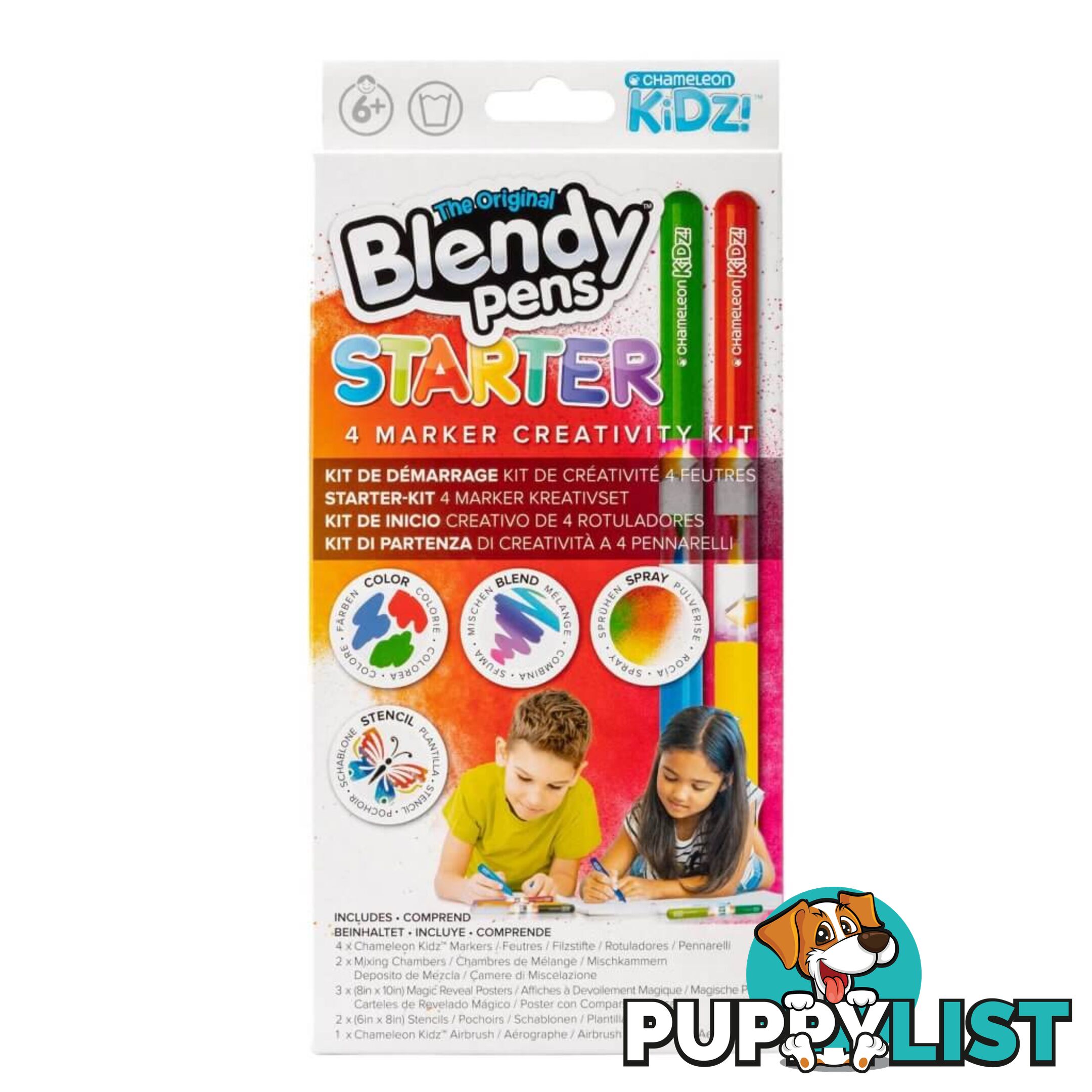 Chameleon Kidz- Starter 4pc Markers Kit- Cjck1001f - 812751022206