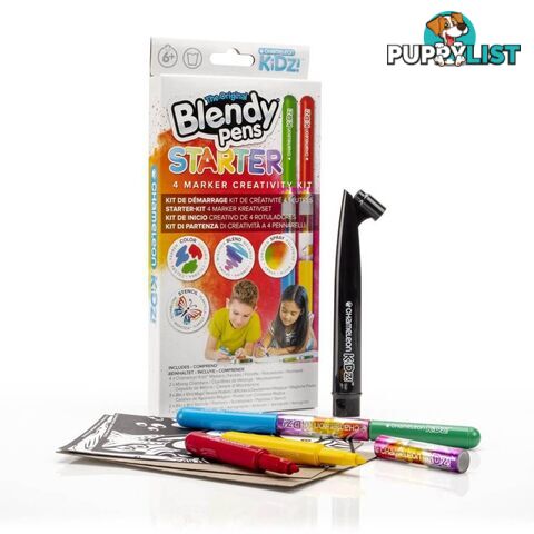 Chameleon Kidz- Starter 4pc Markers Kit- Cjck1001f - 812751022206