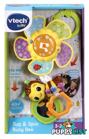 Vtech - Tug & Spin Busy Bee - Tn80550603006 - 3417765506031