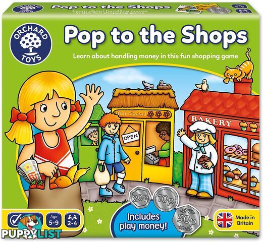 Orchard Toys -  Pop To The Shops Game Mdoc505 - 5011863101570