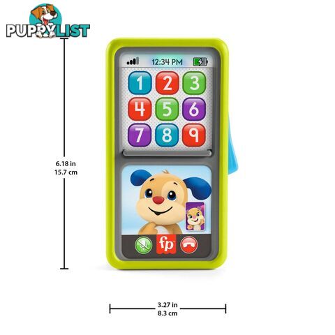 Fisher-Price Laugh & Learn 2-in-1 Slide To Learn Smartphone - Mahnm84 - 194735145454