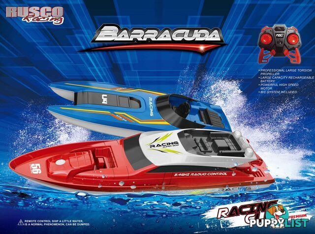 Rusco Racing Barracuda Boat Assorted Colors Nk17 - 9313432000175