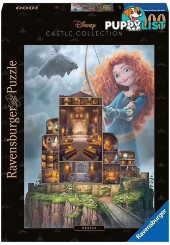 Ravensburger - Disney Castles Merida Jigsaw Puzzle 1000pc - Mdrb17335 - 4005556173358