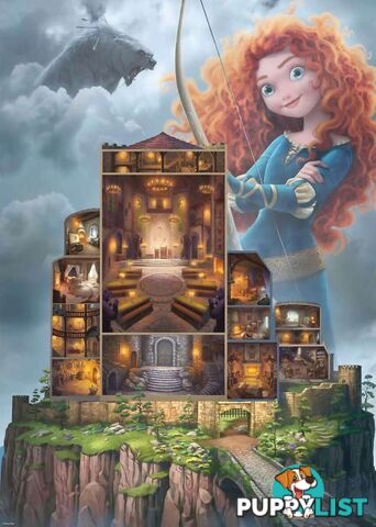 Ravensburger - Disney Castles Merida Jigsaw Puzzle 1000pc - Mdrb17335 - 4005556173358