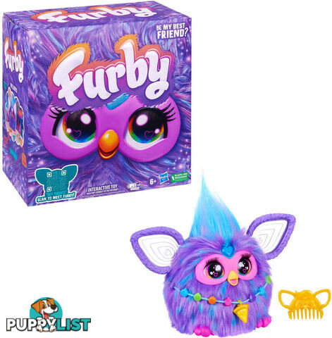 Furby Purple Interactive Toy Plush - Hasbro - Hbf6743uuoo - 5010996152886