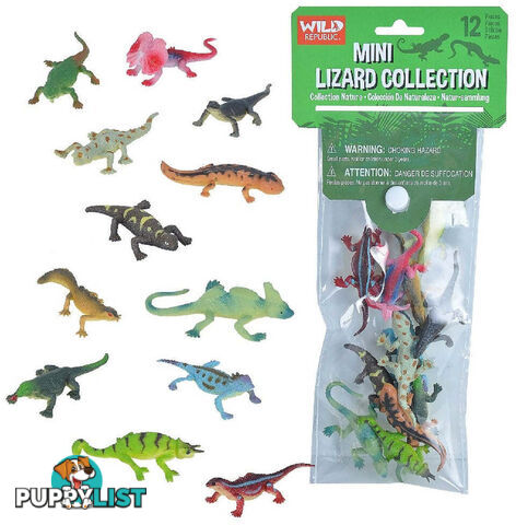 Wild Republic - Polybag Mini Lizard Collection - Wr22125 - 092389221251