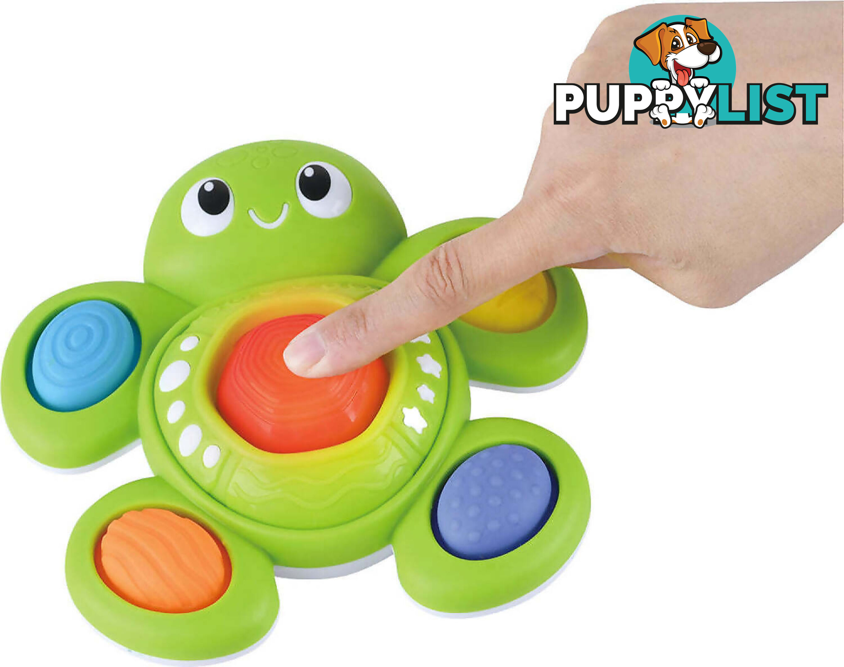 Playgo Toys Ent. Ltd. - Sensory Light & Sound Turtle - Art66126 - 4892401025036