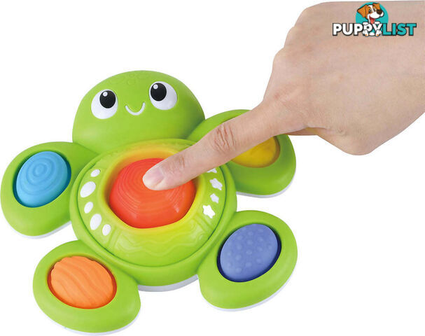 Playgo Toys Ent. Ltd. - Sensory Light & Sound Turtle - Art66126 - 4892401025036