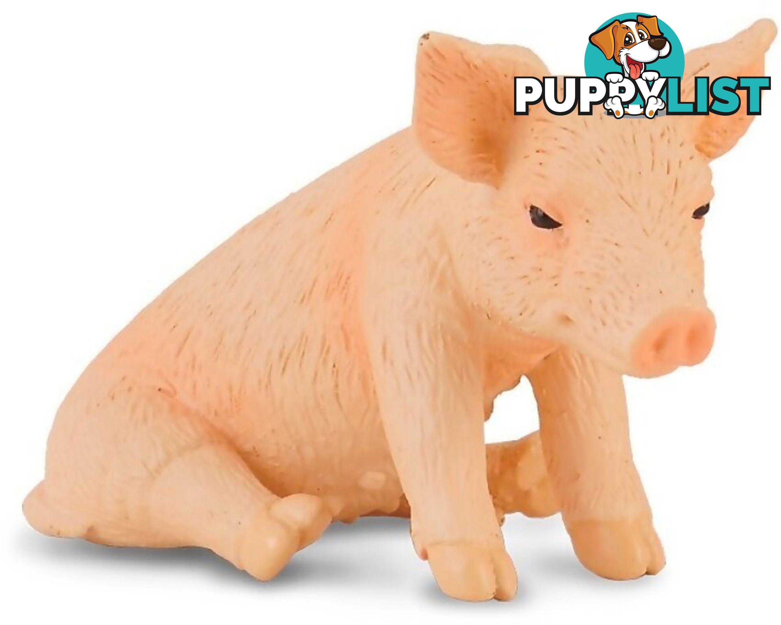 CollectA - Piglet Sitting Animal Small Figurine - Rpco88345 - 4892900883458