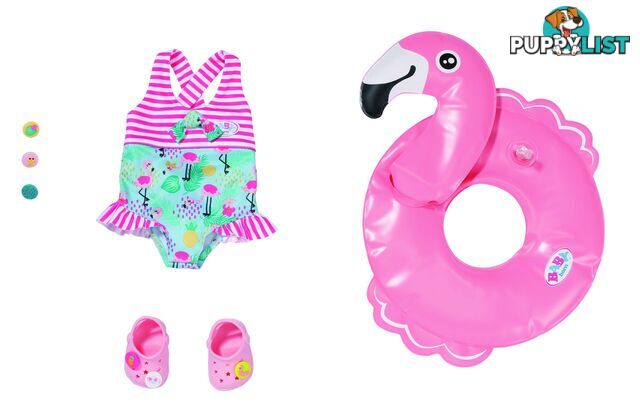 Baby Born - Holiday Swim Fun Set 43cm - Bj831731 - 4001167831731