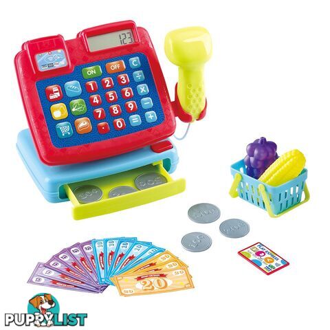 Battery Operated Smart Cash Register Playgo Toys Ent. Ltd Art65529 - 4892401032218