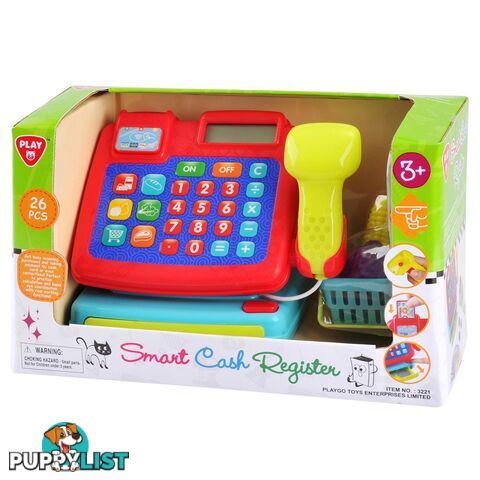 Battery Operated Smart Cash Register Playgo Toys Ent. Ltd Art65529 - 4892401032218