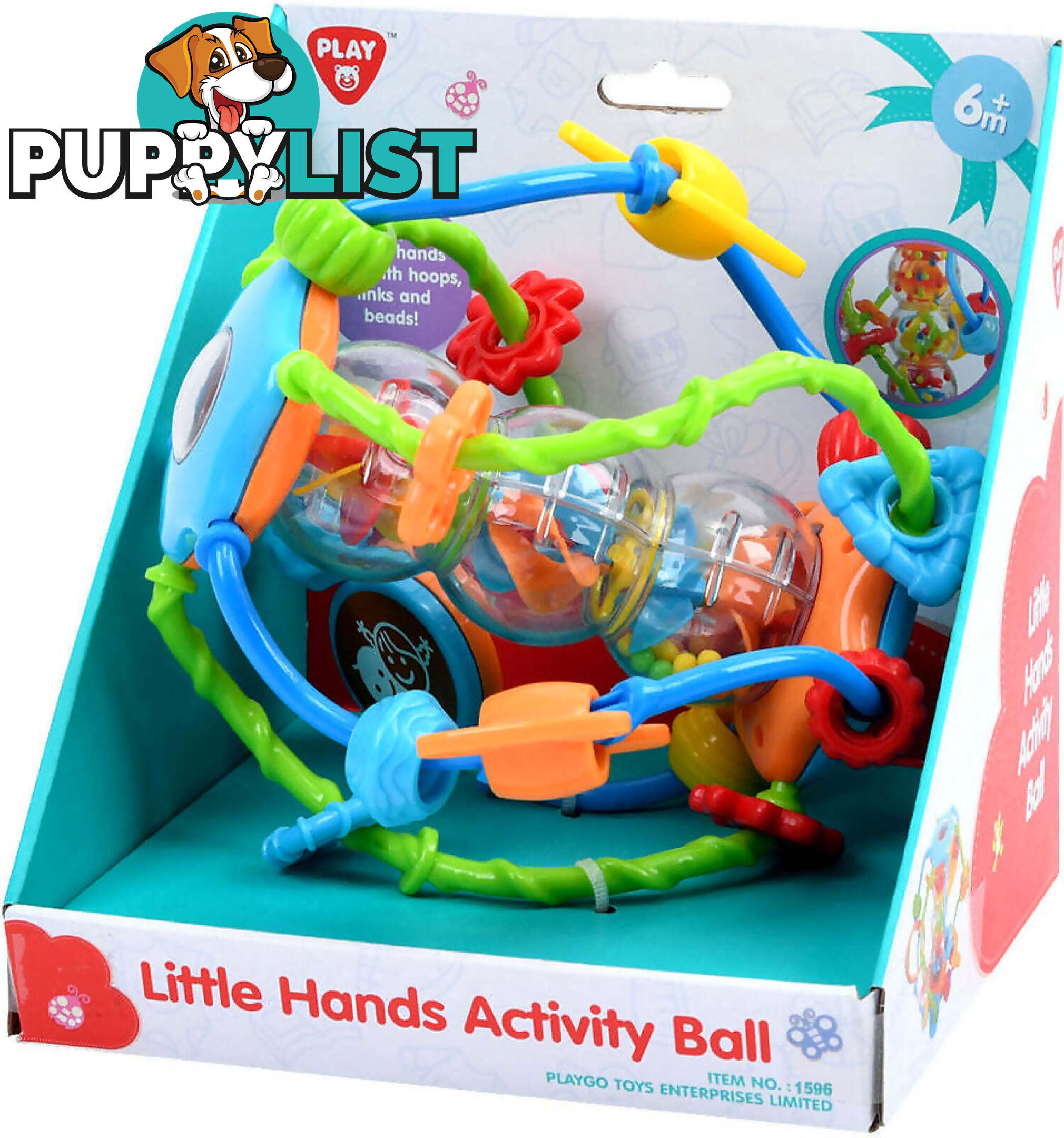 Playgo Toys Ent. Ltd. - Little Hands Activity Ball - Art65984 - 4892401015969