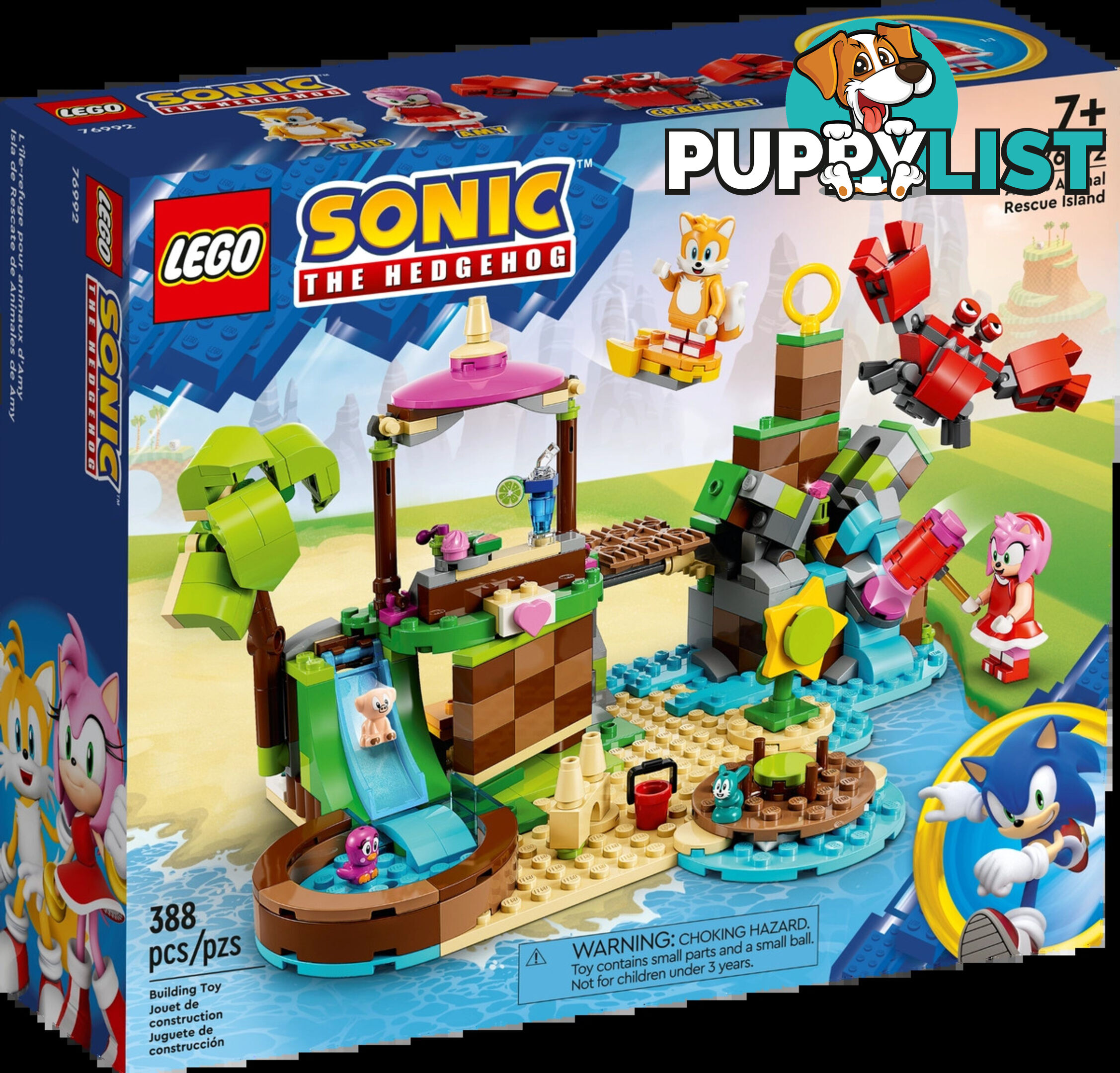 LEGO 76992 Amy's Animal Rescue Island - Sonic the Hedgehog - 5702017419503