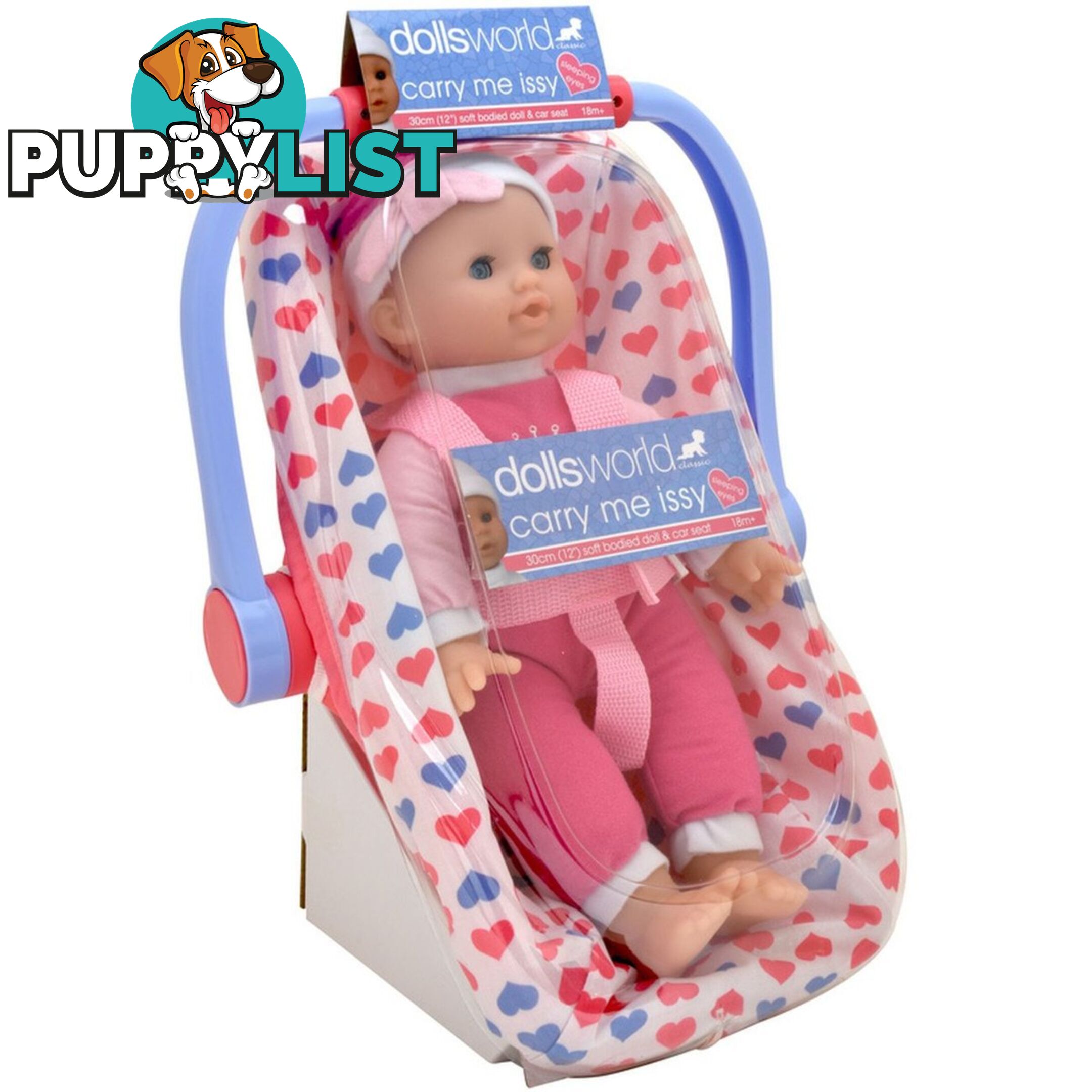 DollsWorld - Car Seat Carry Me Issy 30cm Art64105 - 5018621604441