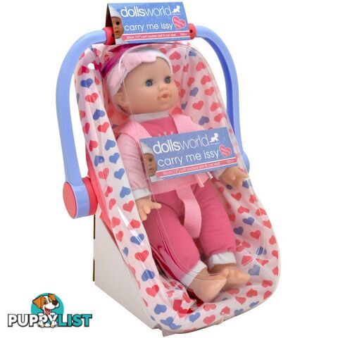 DollsWorld - Car Seat Carry Me Issy 30cm Art64105 - 5018621604441