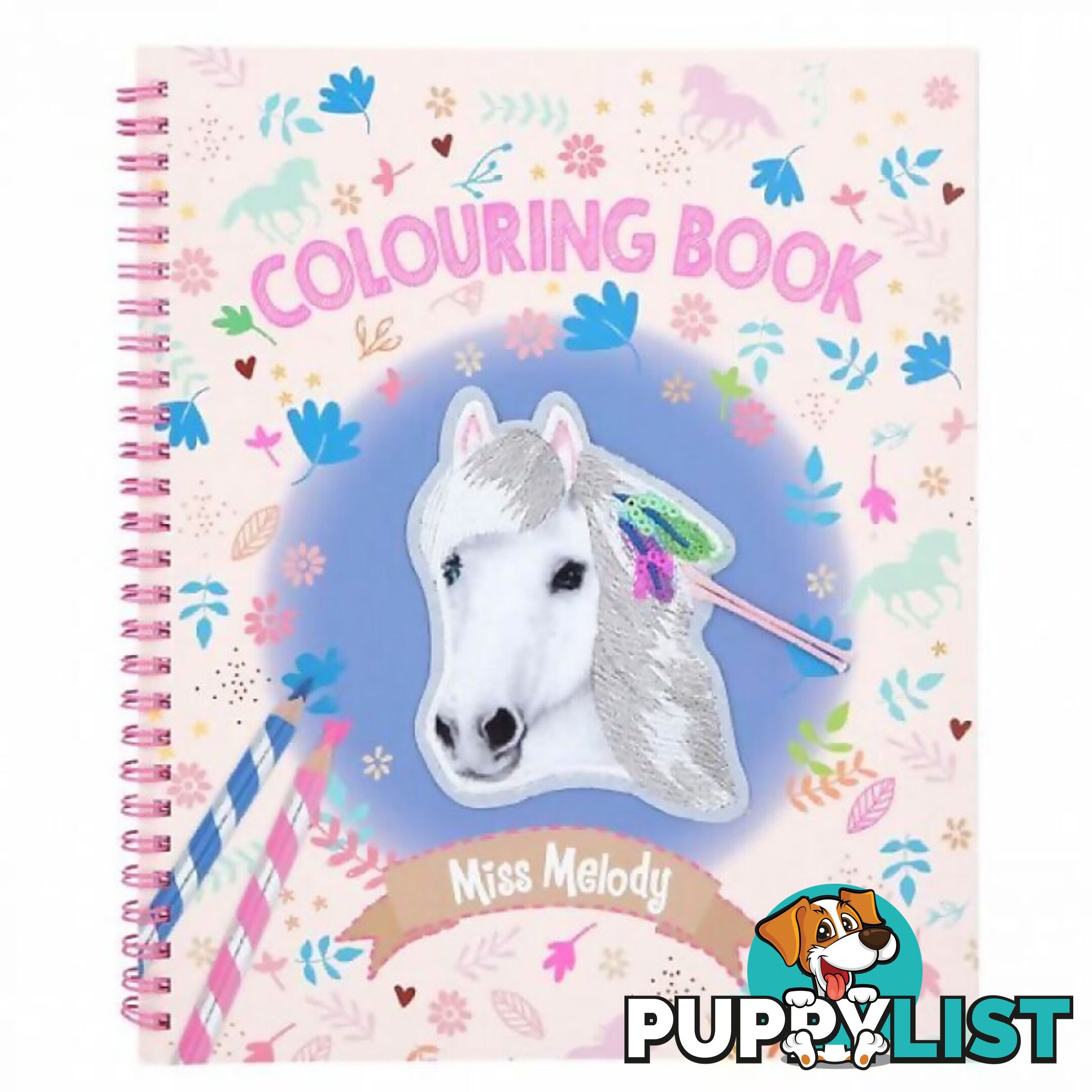 Top Model - Miss Melody Colouring Book With Fur Appliques - Ad0411579 - 4010070586836