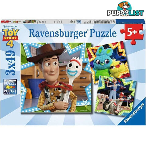 Ravensburger - Disney Toy Story 4 3x49 Piece Puzzle - Mdrb08067 - 4005556080670