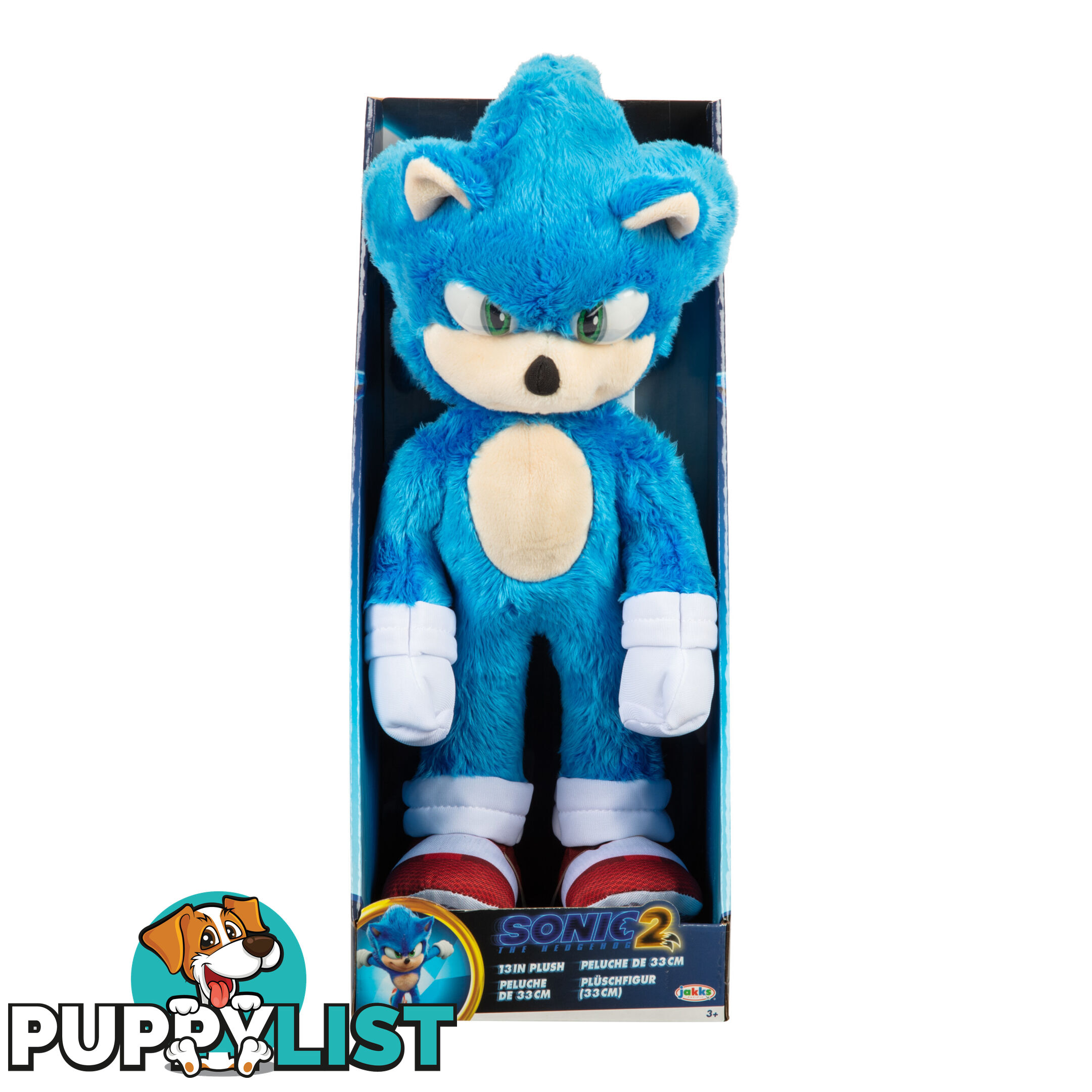 Sonic 2 Movie- 33cm Plush   412634 - 192995412637