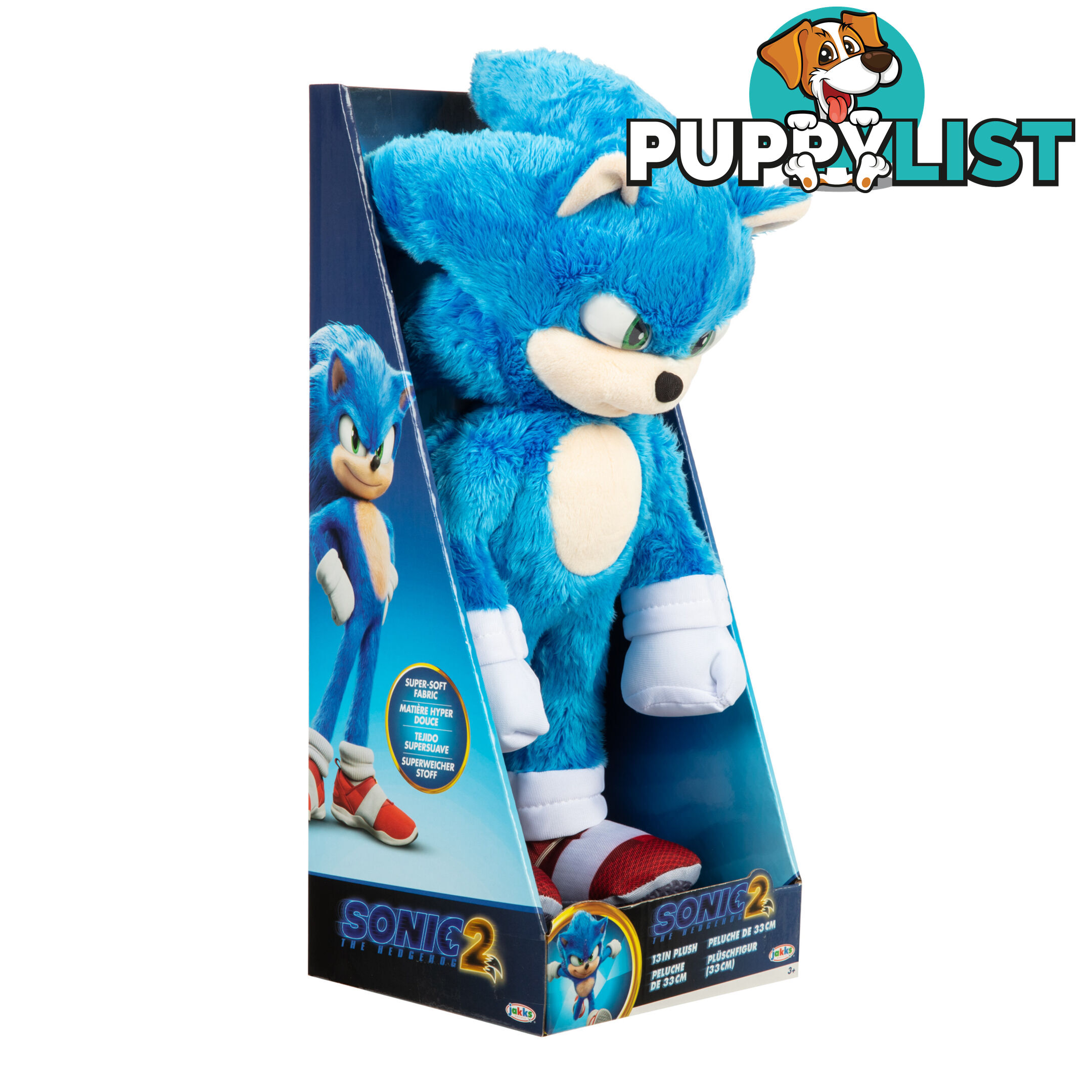 Sonic 2 Movie- 33cm Plush   412634 - 192995412637