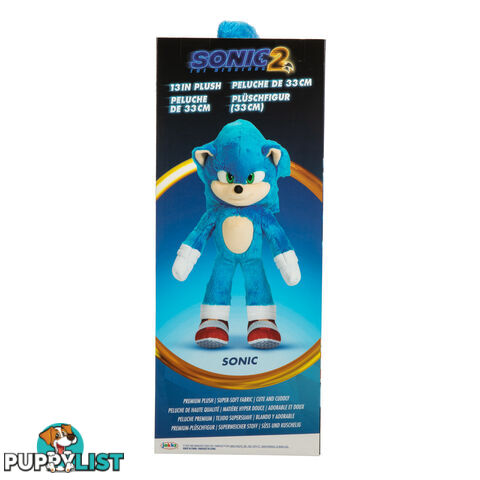 Sonic 2 Movie- 33cm Plush   412634 - 192995412637