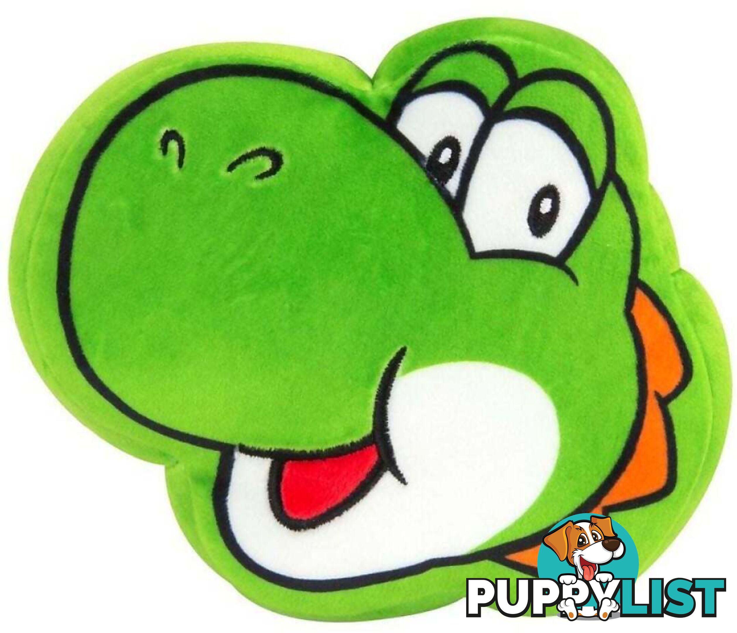 Super Mario - Club Mocchi- Mocchi Nintendo Super Mario Junior 15cm Yoshi Head Plush - Lct12426 - 053941124267