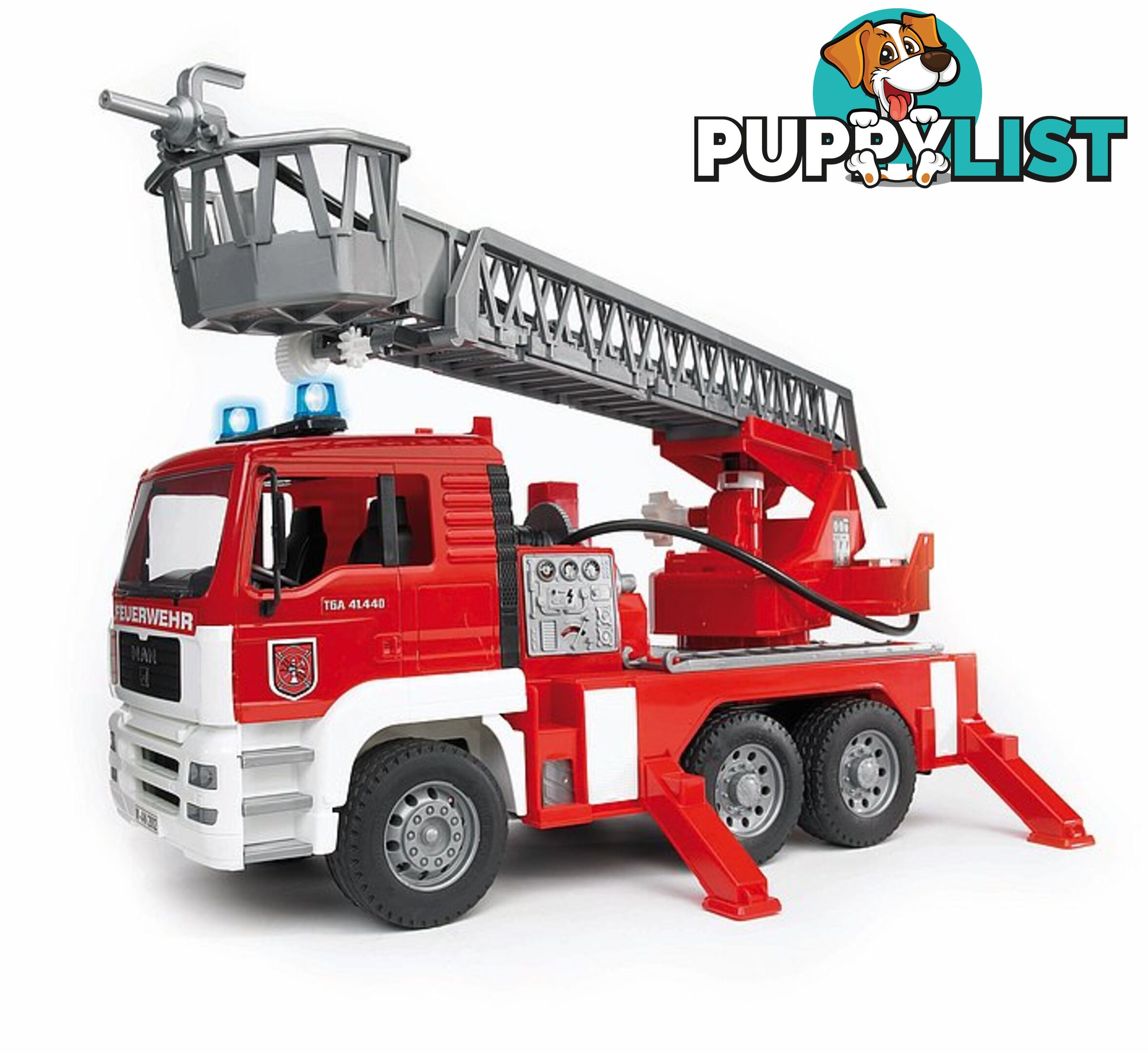 Bruder 1:16 Fire Engine Man Tga With Selwing Ladder - Zi24002771 - 4007702021711