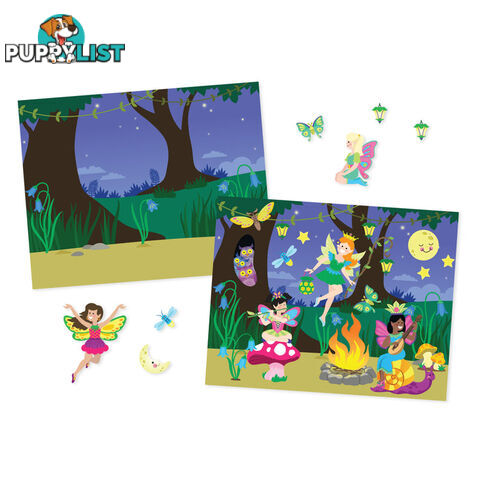 Melissa & Doug - Reusable Sticker Pad - Fairies - Mdmnd8603 - 000772086035