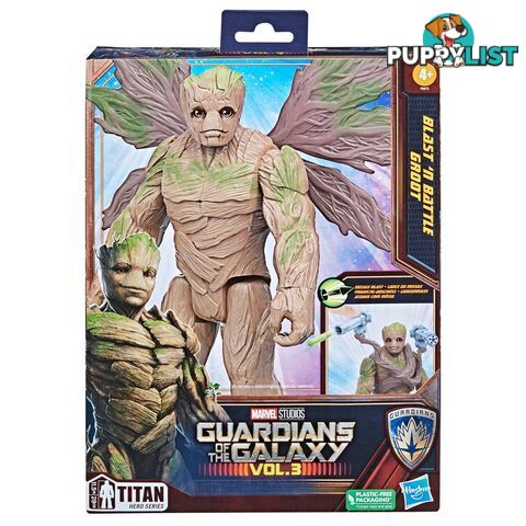 Marvel Gardians Of The Galaxy - Blast N Battle Groot - Hbf68735l21 - 5010996121080