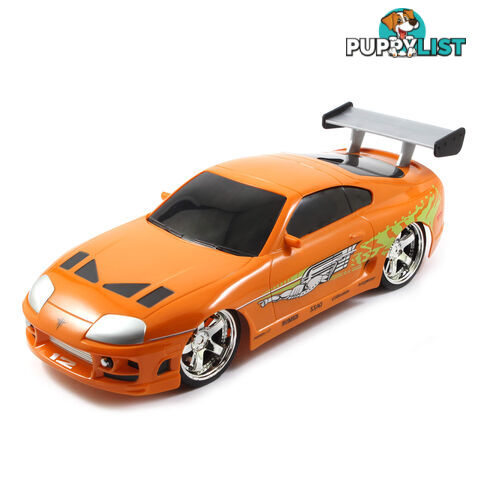 Fast & Furious   Rc Brian's 1995 Toyota Supra (1:16) Remote Control - Hc10097582 - 801310975824