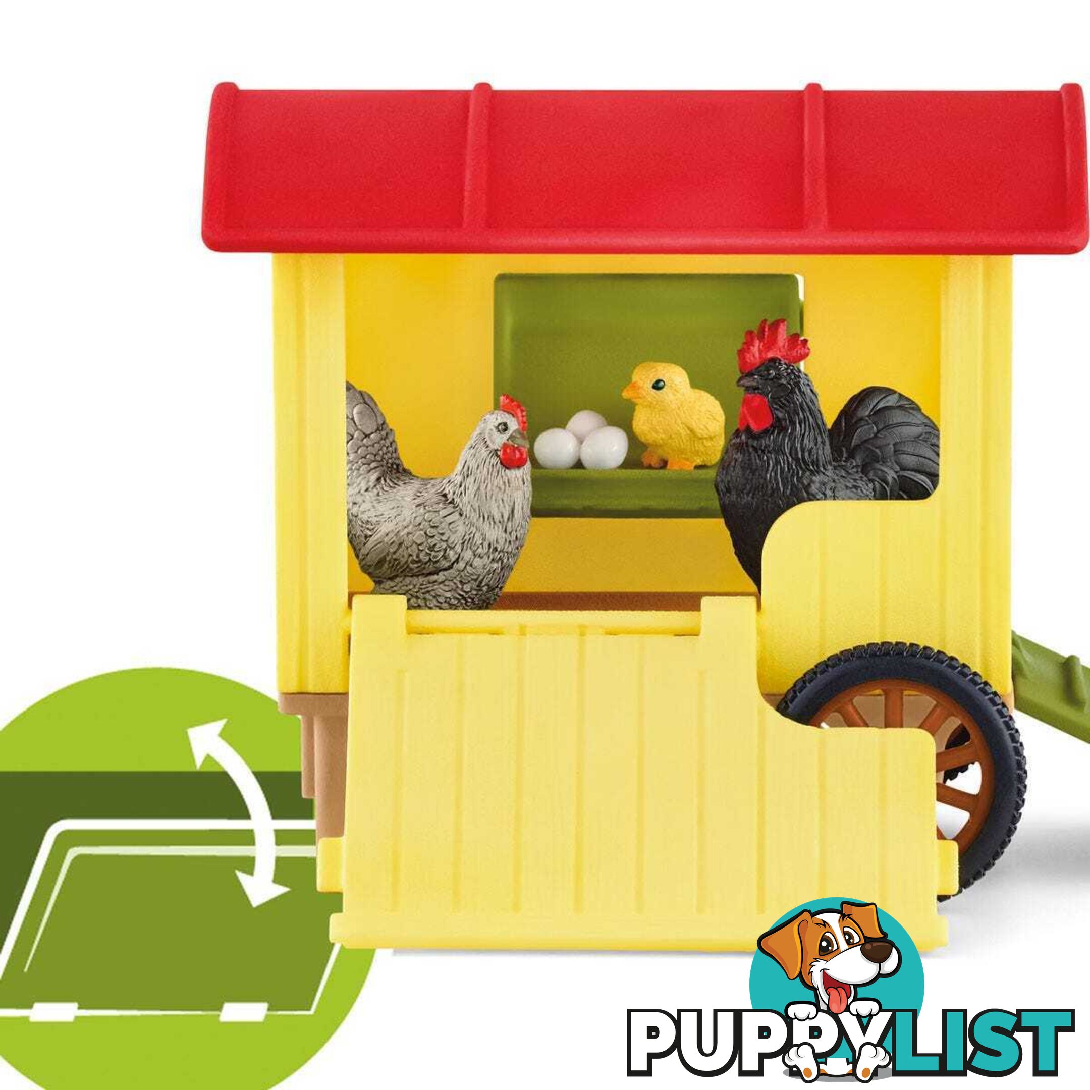 Schleich - Mobile Chicken Coop - Farm World - Mdsc42572 - 4059433558875