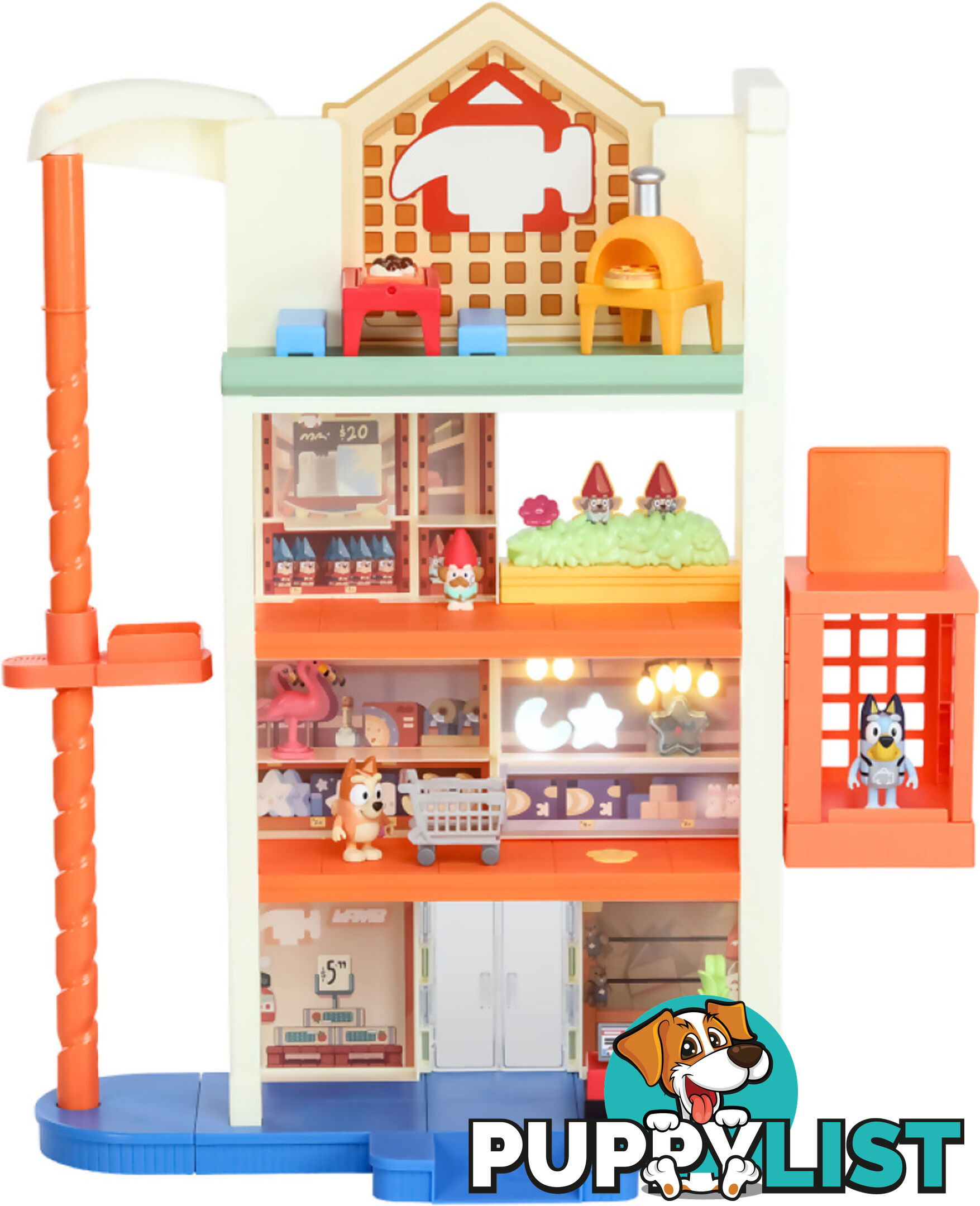 Bluey - S9 Hammerbarn Shopping Center Playset - Mj17552 - 630996175521